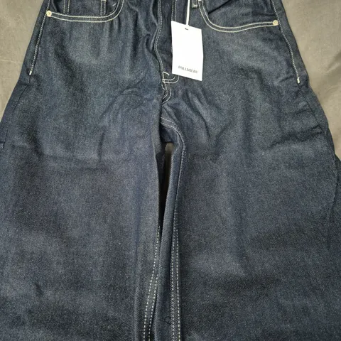 PULL&BEAR WIDE LEG JEANS – UK 10 (EUR 38) MID RISE, FULL LENGTH