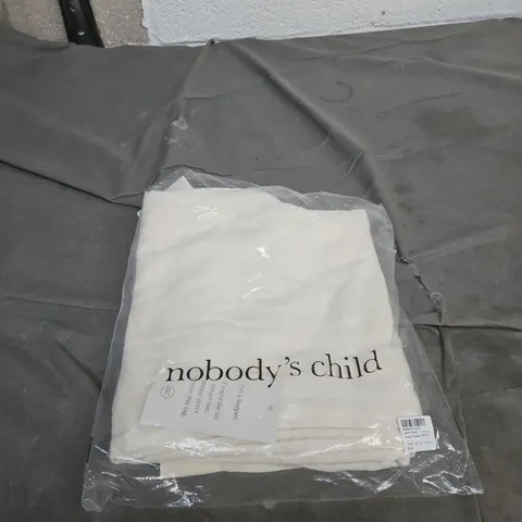 NOBODY'S CHILD FOSSE TROUSERS – PETITE, CREAM, UK8 (EU36 / US14)