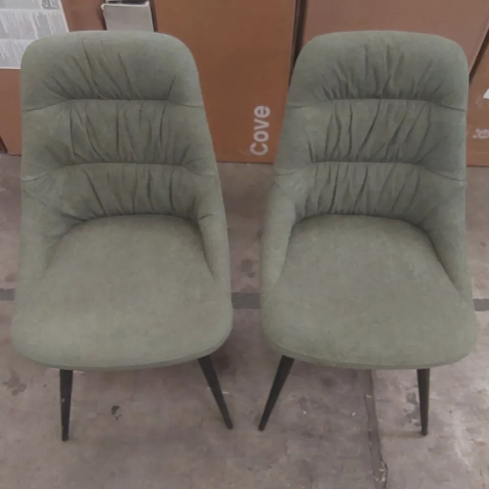 PAIR OF SHANKAR UPHOLSTERED DINING CHAIRS