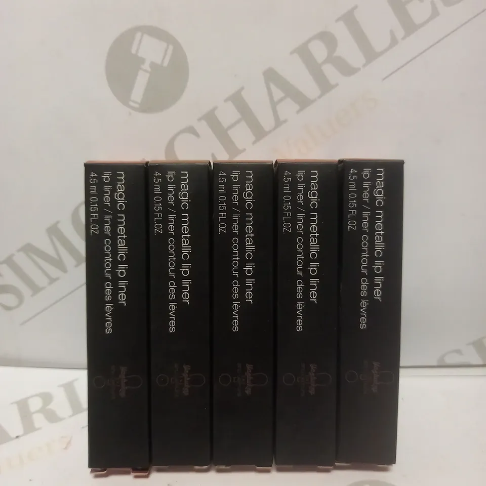 BOX OF APPROX 15 MAGIC METALLIC LIP LINER IN PINK YEAH