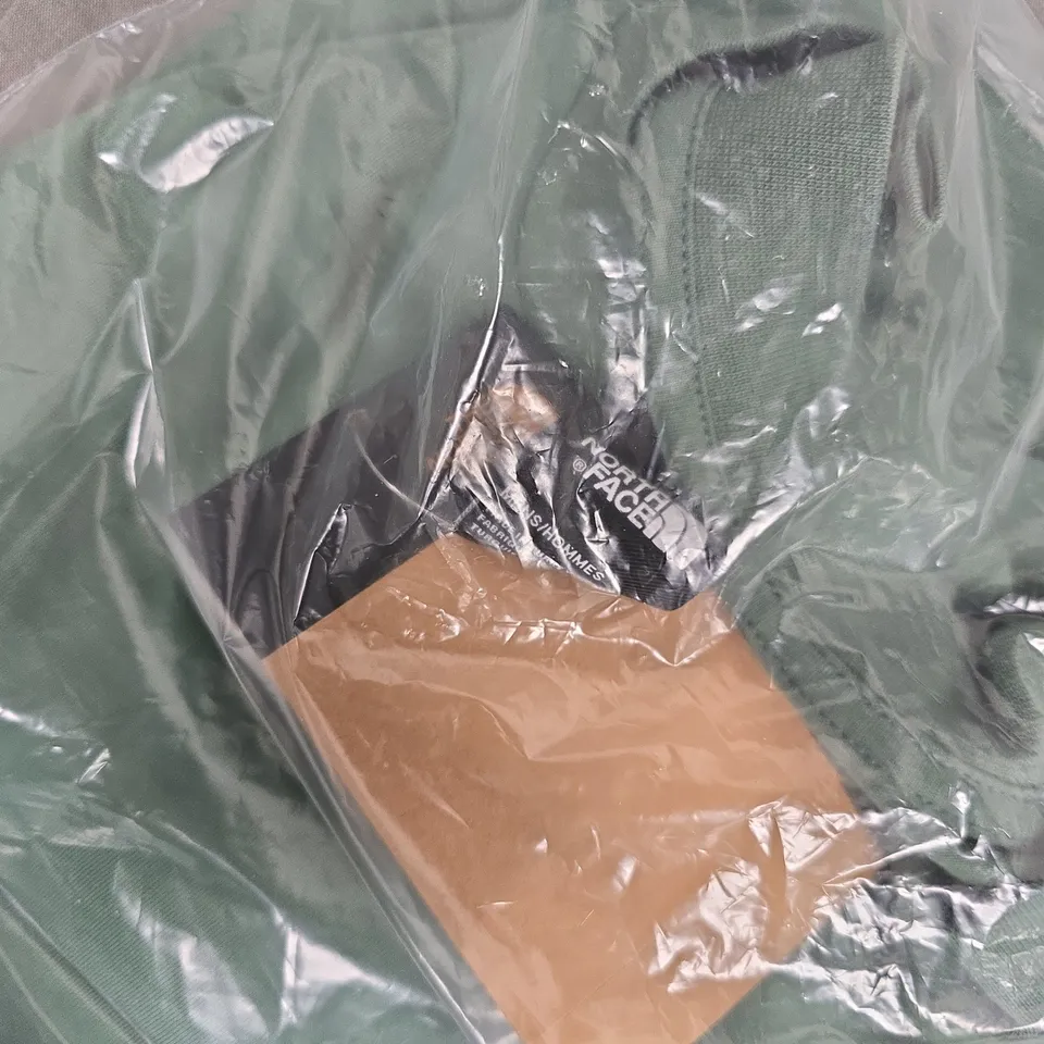 BAGGED THE NORTH FACE EXPLORE BACKPRINT OVERSIZED GREEN T-SHIRT, XL