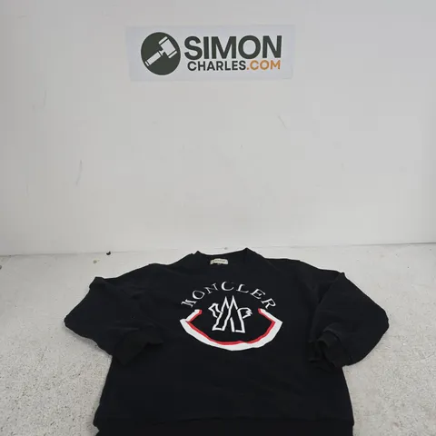 MONCLER KIDS SWEATSHIRT – BLACK, SIZE 150 