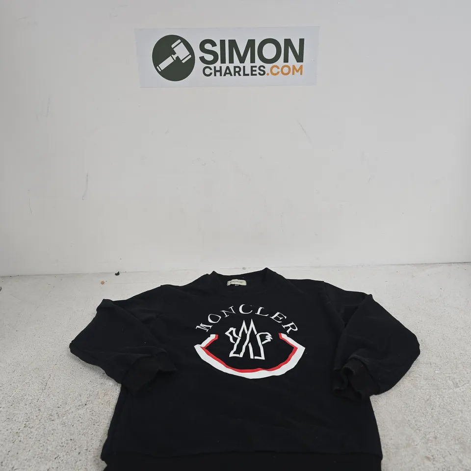 MONCLER KIDS SWEATSHIRT – BLACK, SIZE 150
