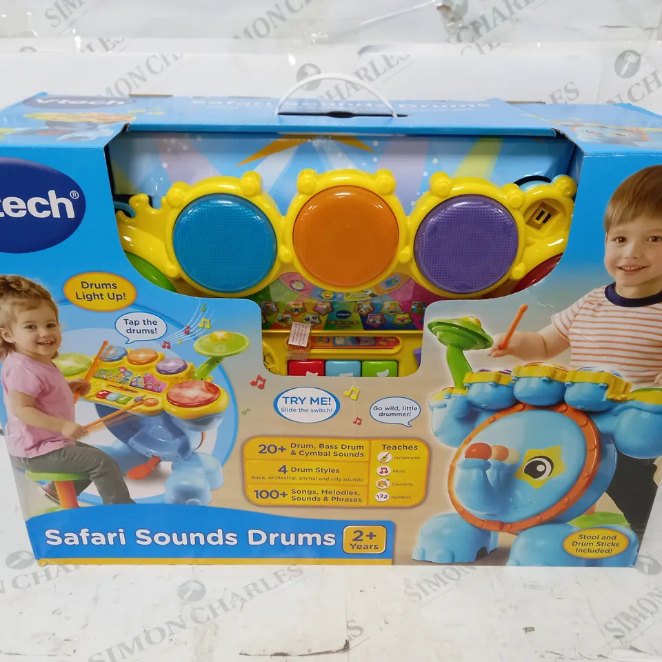 BOXED VTECH SAFARI SOUNDS DRUMS 