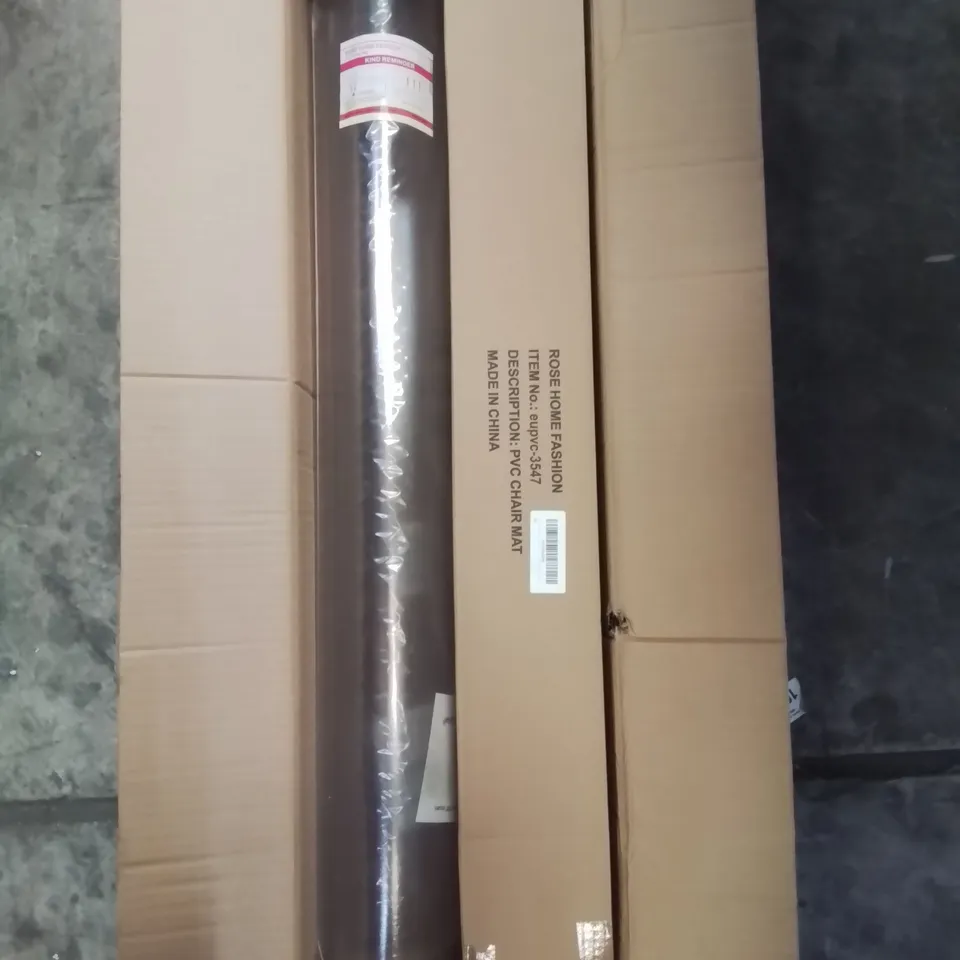 A BOX OF 4 PVC CHAIR MATS 