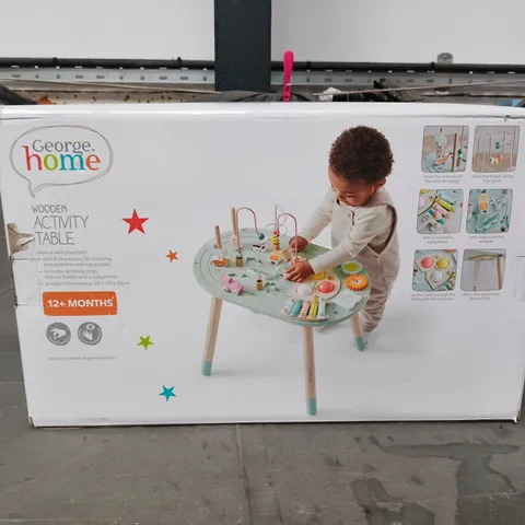 BOXED MULTI‑COLOURED ACTIVITY TABLE – EDUCATIONAL PLAY TOY FOR TODDLERS 