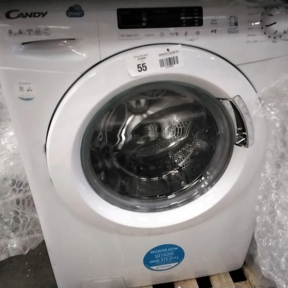 DESIGNER CANDY SMART TOUCH WASHING MACHINE WHITE 