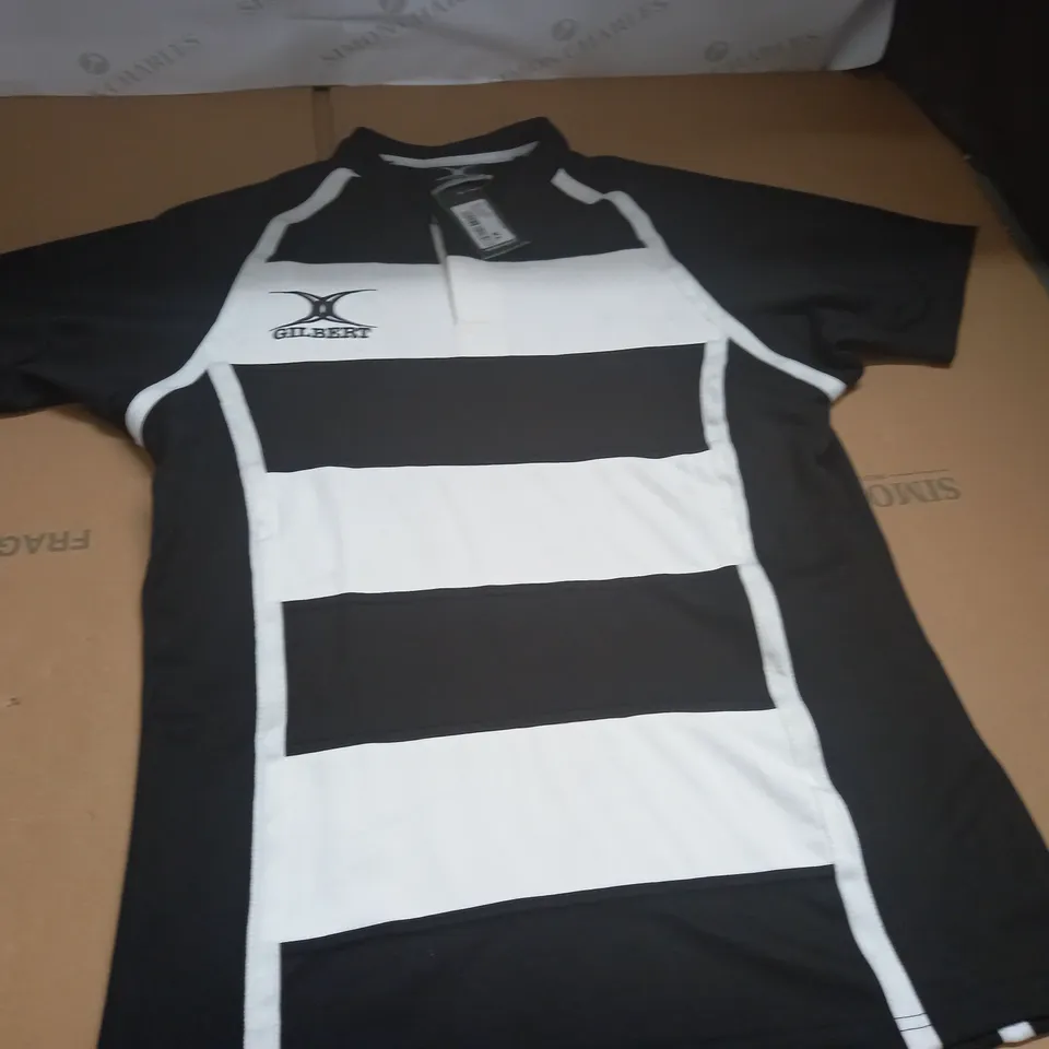 GILBERT BLACK/WHITE SHIRT - XL