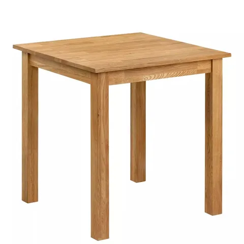 JULIAN BOWEN COXMOOR 75 CM SOLID OAK SQUARE DINING TABLE - COLLECTION ONLY