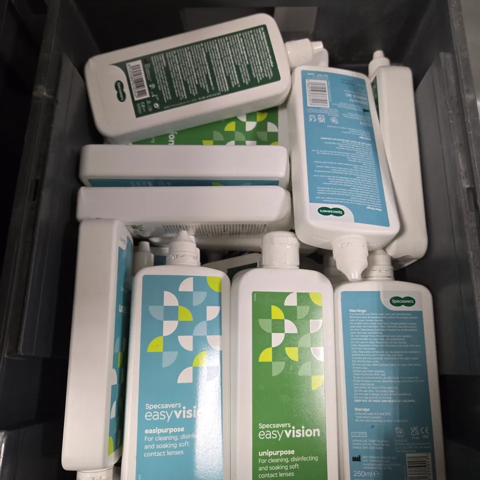APPROXIMATELY 25 ASSORTED CONTACT LENS SOLUTION PRODUCTS - COLLECTION ONLY 