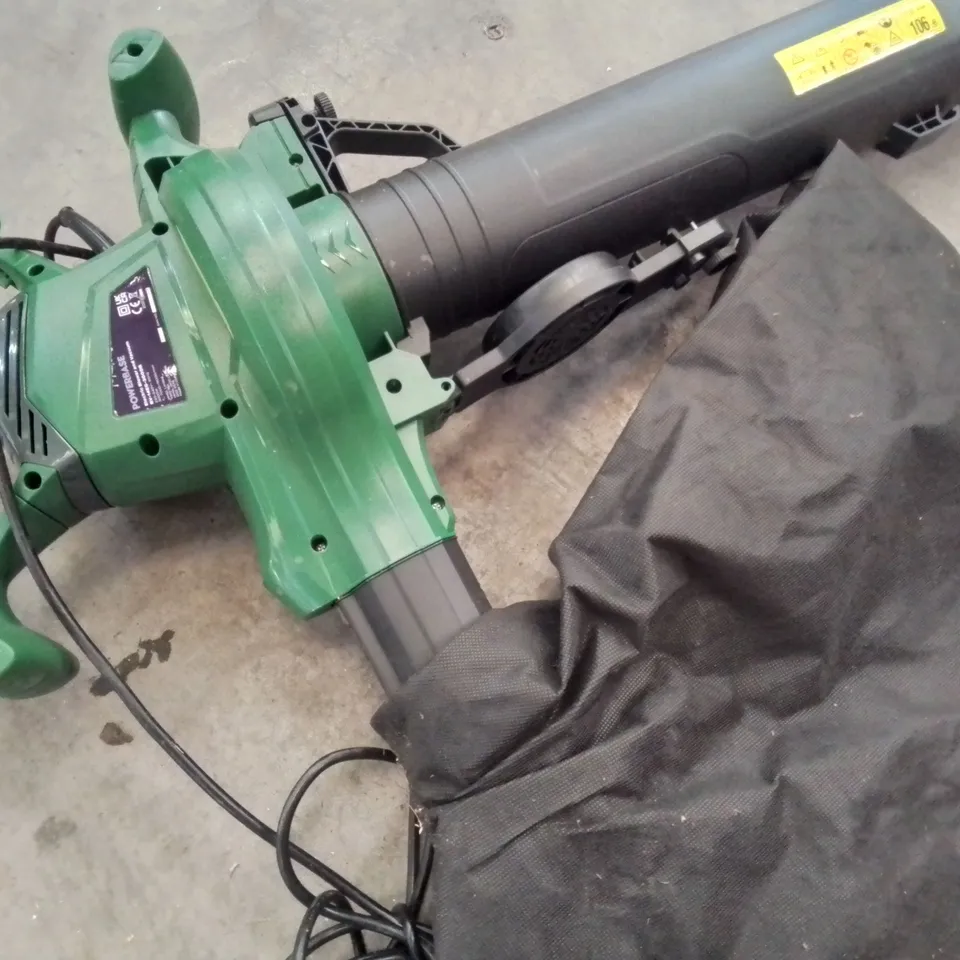 UNBOXED POWERBASE WIRED LEAF BLOWER AND VACUUM 