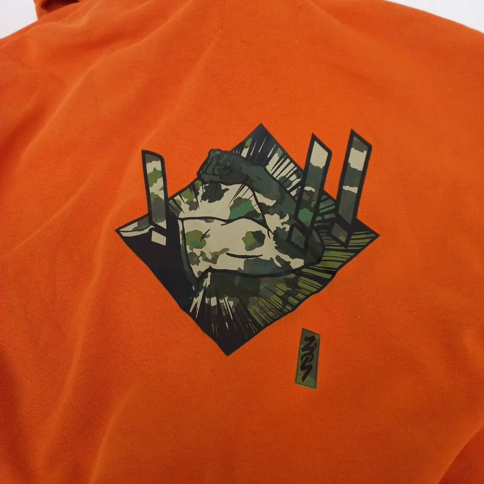 ORANGE JORDAN JUMPMAN HOODIE – MENS, WITH TAGS