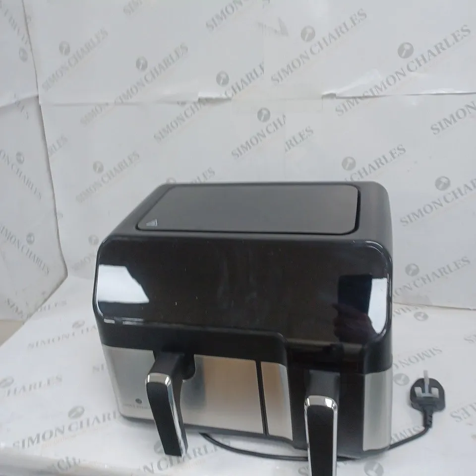 BOXED COOK'S ESSENTIALS 7.7L DUAL AIR FRYER 