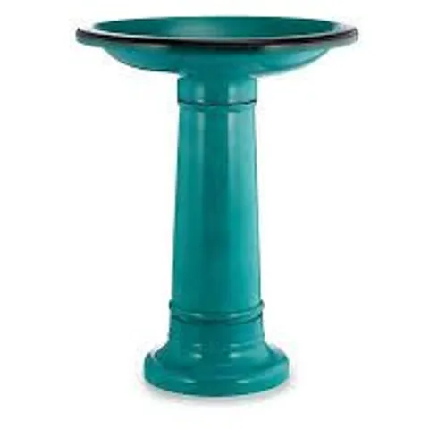 GRUMPY GARDENER BIRDBATH BLUE