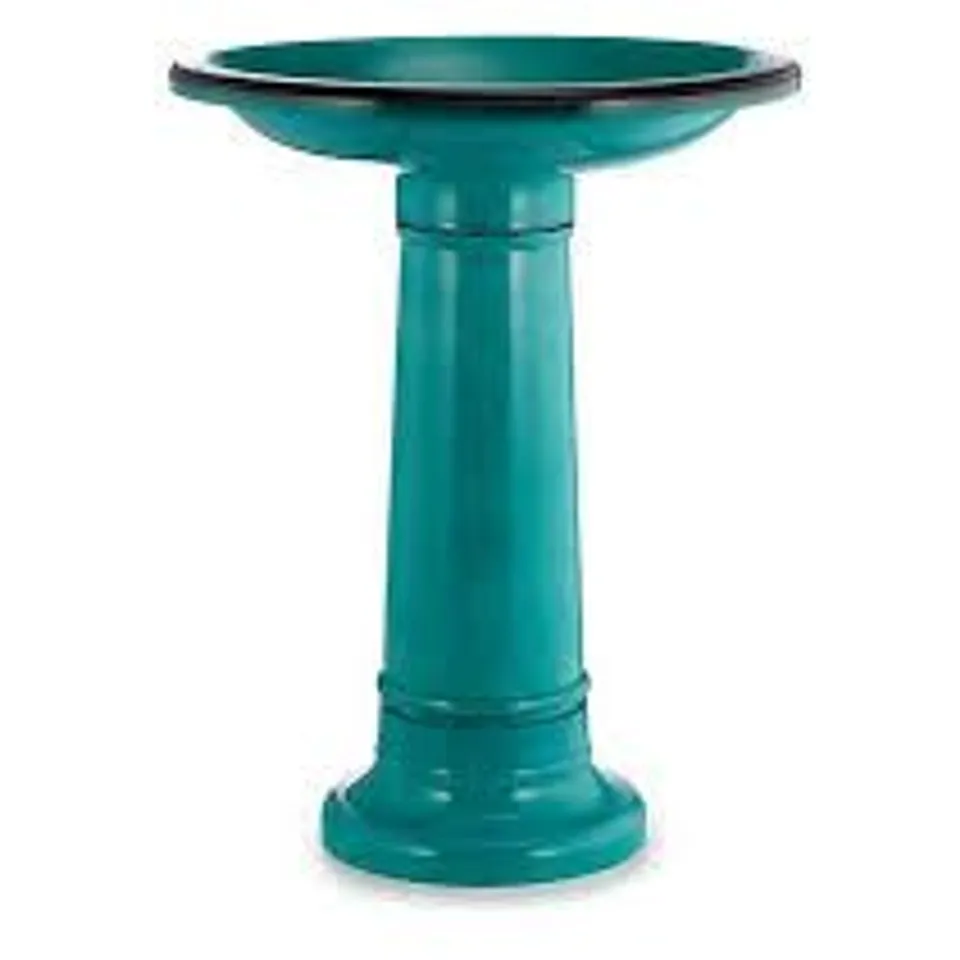 GRUMPY GARDENER BIRDBATH BLUE