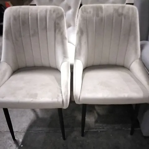 PAIR SIDE CHAIRS IN CAPPUCCINO BLACK (SET OF 2)