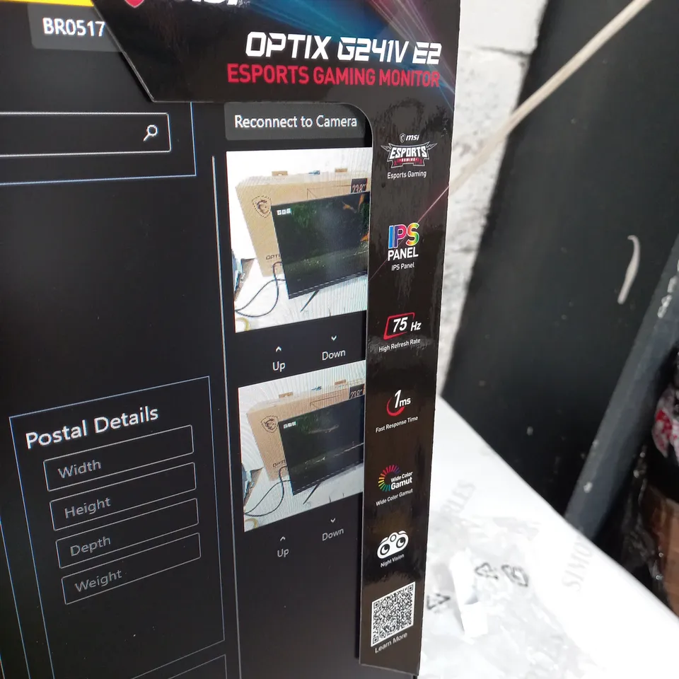 BOXED OPTIX G241V GAMING MONITOR