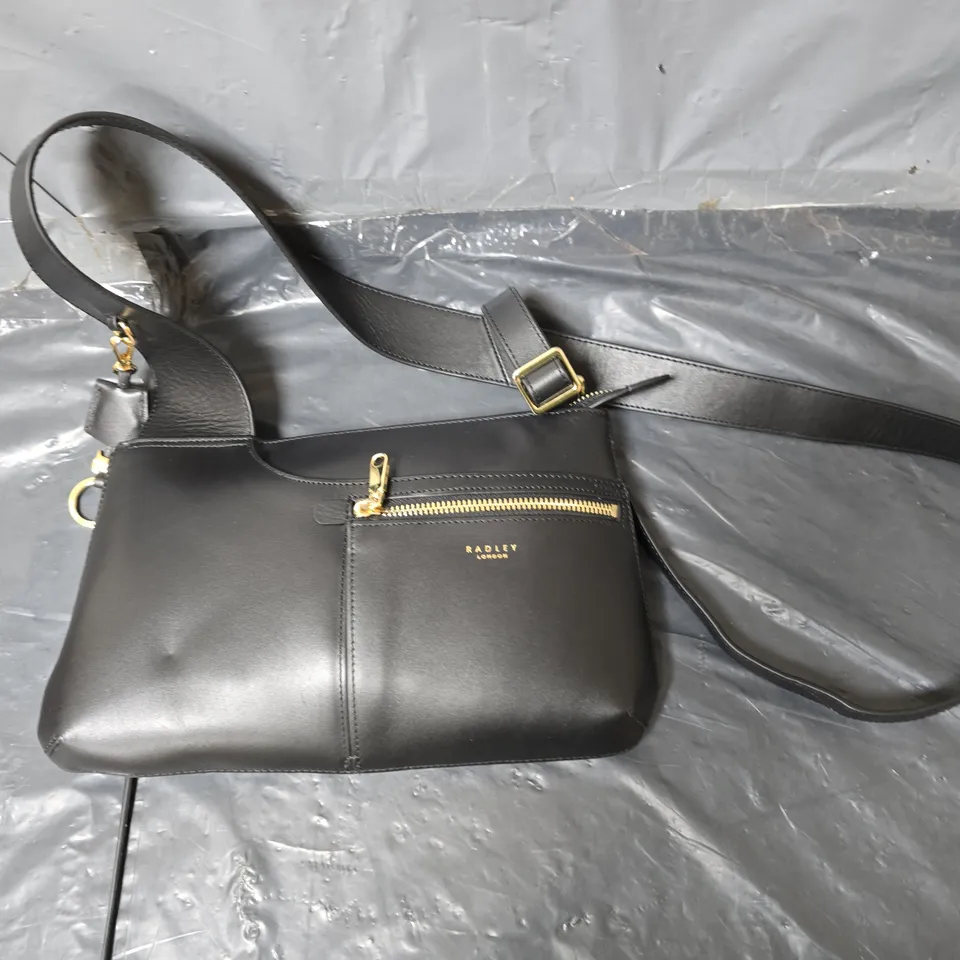 RADLEY LONDON POCKETS ICON SMALL ZIP TOP CROSSBODY BAG BLACK 