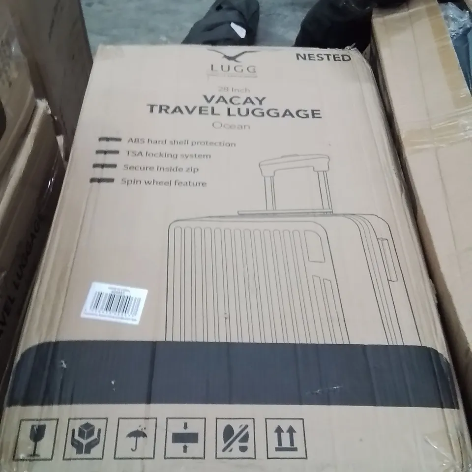 BOXED LUGG 28INCH VACAY TRAVEL LUGGAGE OCEAN