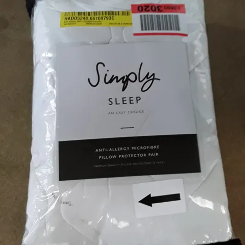 ANTI ALLERGY 100% POLYESTER ENVELOPE PILLOW PROTECTOR 