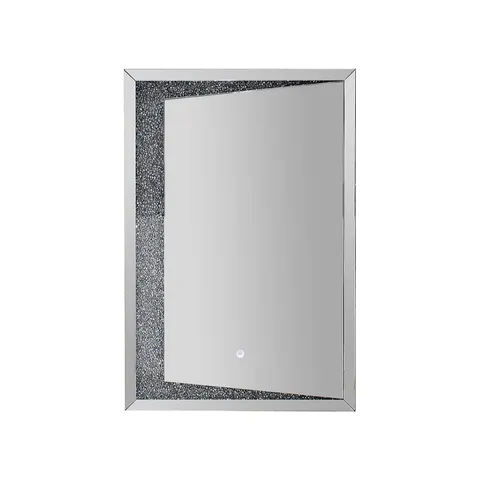JM BY JULIEN MACDONALD ENCASED CRYSTAL LIGHT UP WALL MIRROR