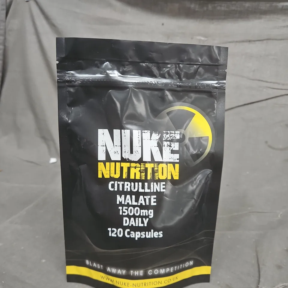 NUKE NUTRITION CITRULLINE MALATE 1500MG DAILY – 120 CAPSULES