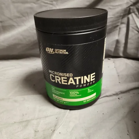 OPTIMUM NUTRITION MICRONISED CREATINE POWDER - 100% CREATINE MONOHYDRATE 317 G (93 SERVINGS)