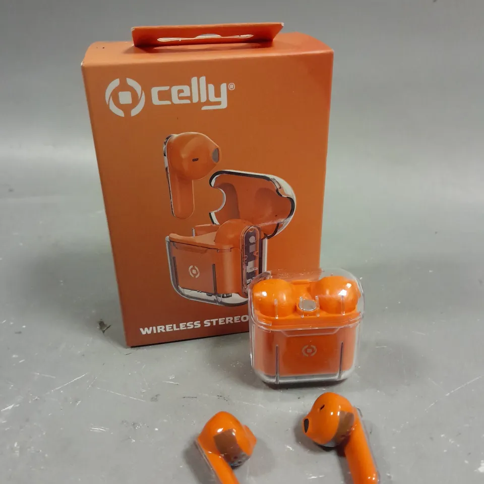 BOXED CELLY WIRELESS STEREO EARPHONES 