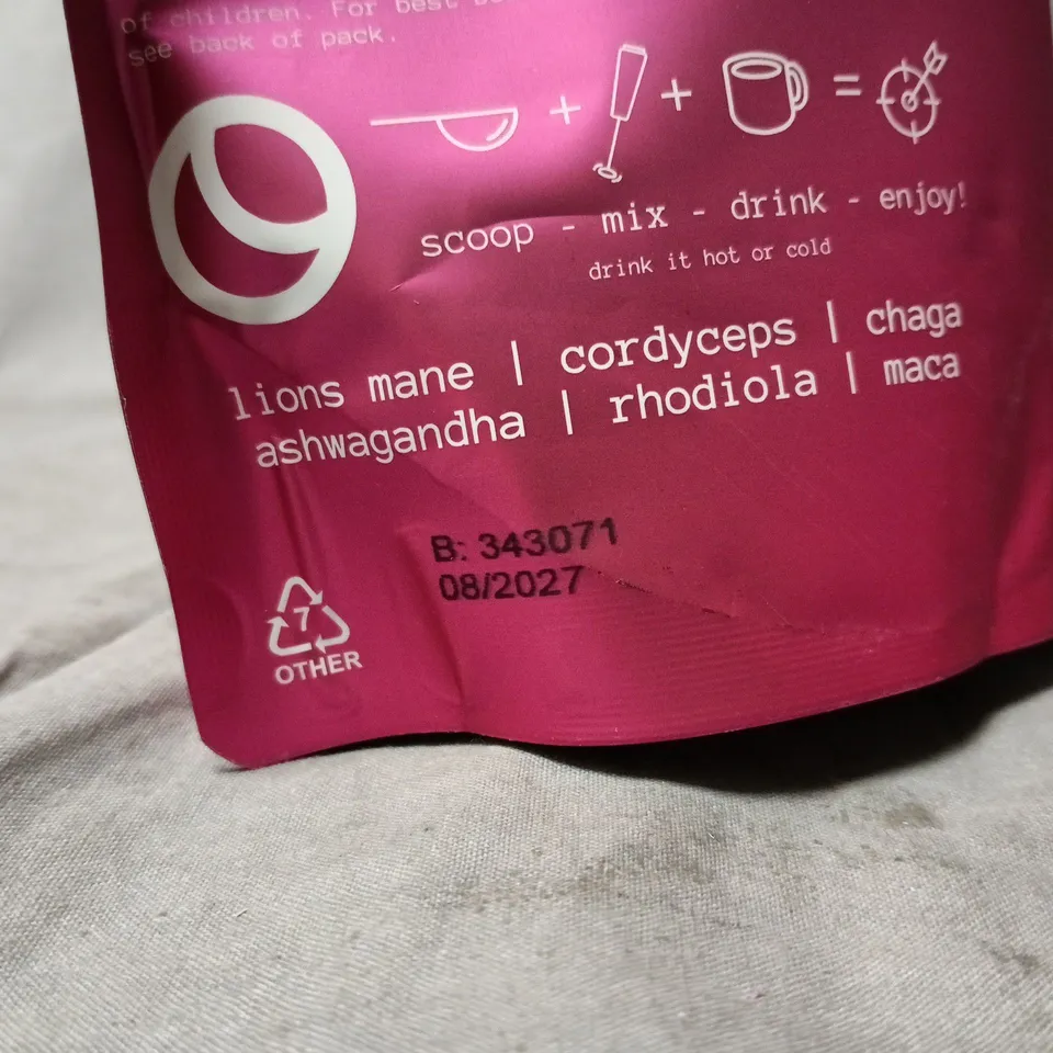 SPACEGOODS RAINBOW DUST MUSHROOM + ADAPTOGEN SUPER BLEND COFFEE CARAMEL FLAVOUR, 240 G