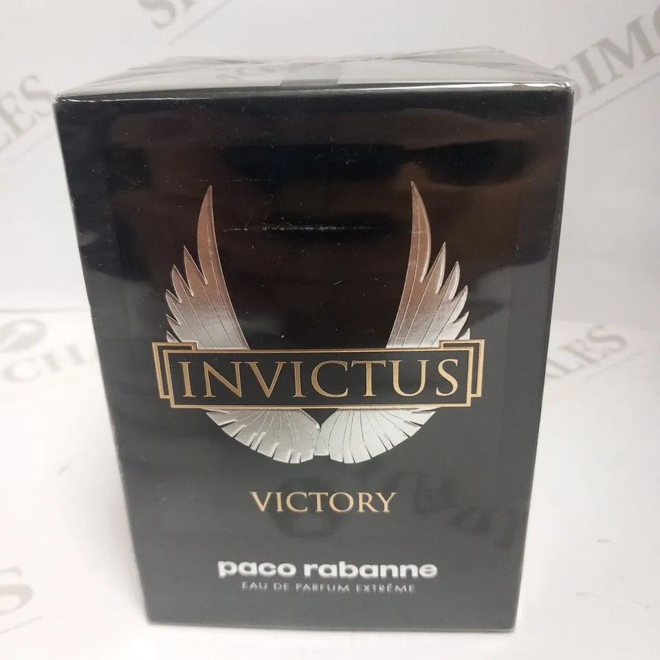BOXED AND SEALED INVICTUS VICTORY PACO RABANNE EAU DE PARFUM EXTREME 100ML