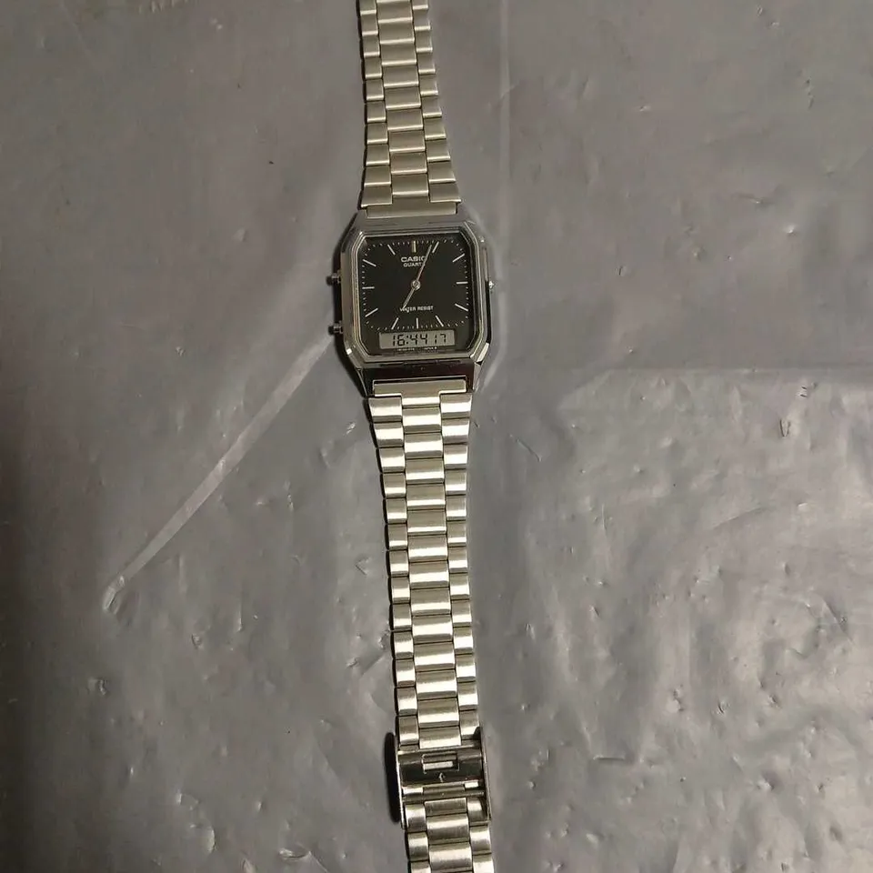 UNBOXED CASIO AQ-230 STAINLESS STEEL BACK WATCH