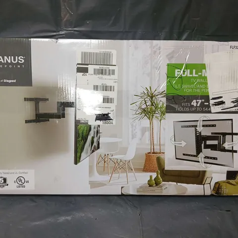 BOXED SANUS FLF325-B2 FULL MOTION 47-90" TV BRACKET - COLLECTION ONLY 