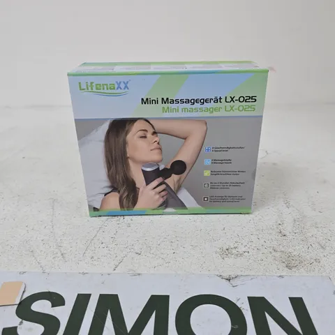 LIFENAXX MINI MASSAGER LX-025 – BOXED