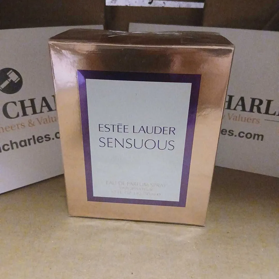 BOXED AND SEALED ESTEE LAUDER SENSUOUS EAU DE PARFUM SPRAY VAPORISATEUR - 50ML