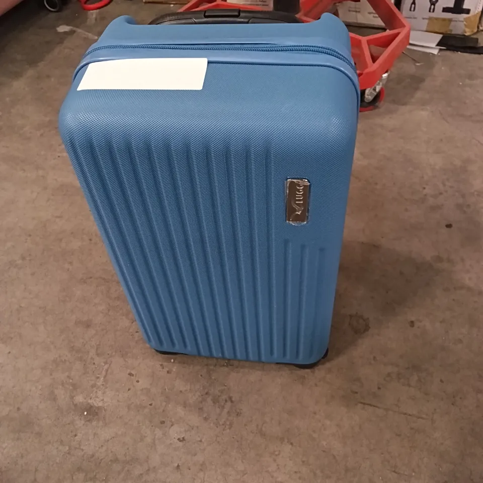 UNBOXED KEPLIN LUGG SMALL SIZE TRAVEL SUITCASE WITH WHEELS BLUE COLOUR 