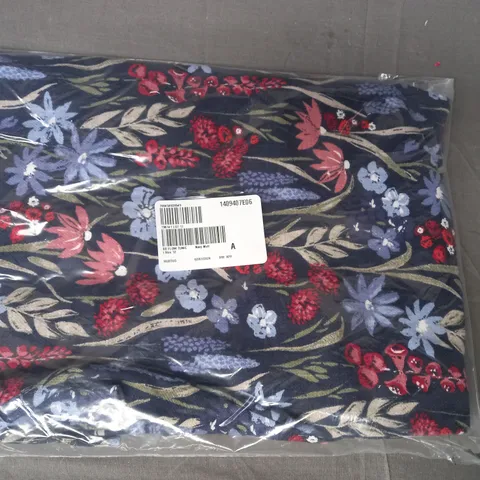 SEASALT CORNWALL CURVES FLOW TUNIC IN NAVY/MULTICOLOUR SIZE 12