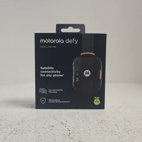BOXED MOTOROLA DEFY SATELLITE LINK