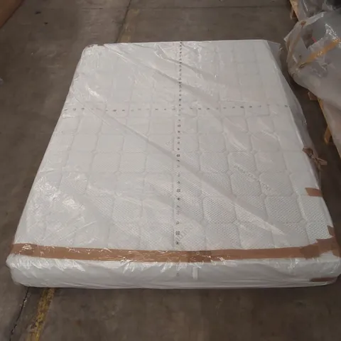 QUALITY BAGGED BREVYN VICTORIA WHITE CASTLE HYBRID SPRING AND AND MEMORY FIBRE MATTRES - 135CM DOUBLE