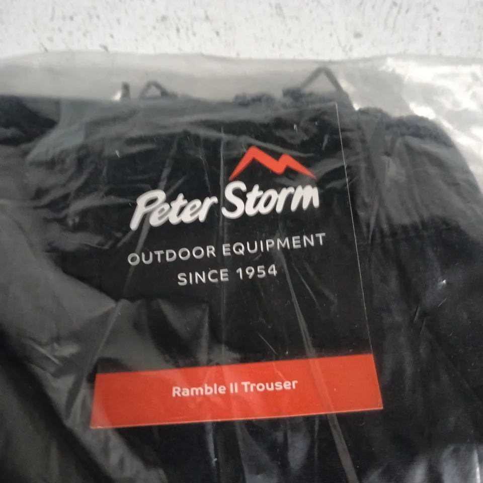 PETER STORM RAMBLE II TROUSERS - SIZE XL