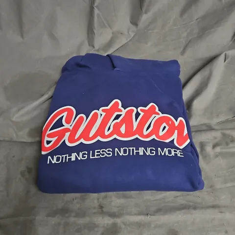 GUTSTON HOODIE IN DARK BLUE SIZE M