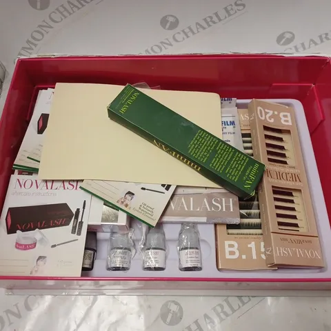 NOVALASH EYELASH EXTENSIONS AND MAKEUP GIFT SET