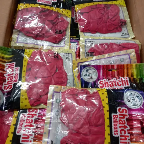 LOT OF ASSORTED BALLOONS IN VARIOUS COLOURS
