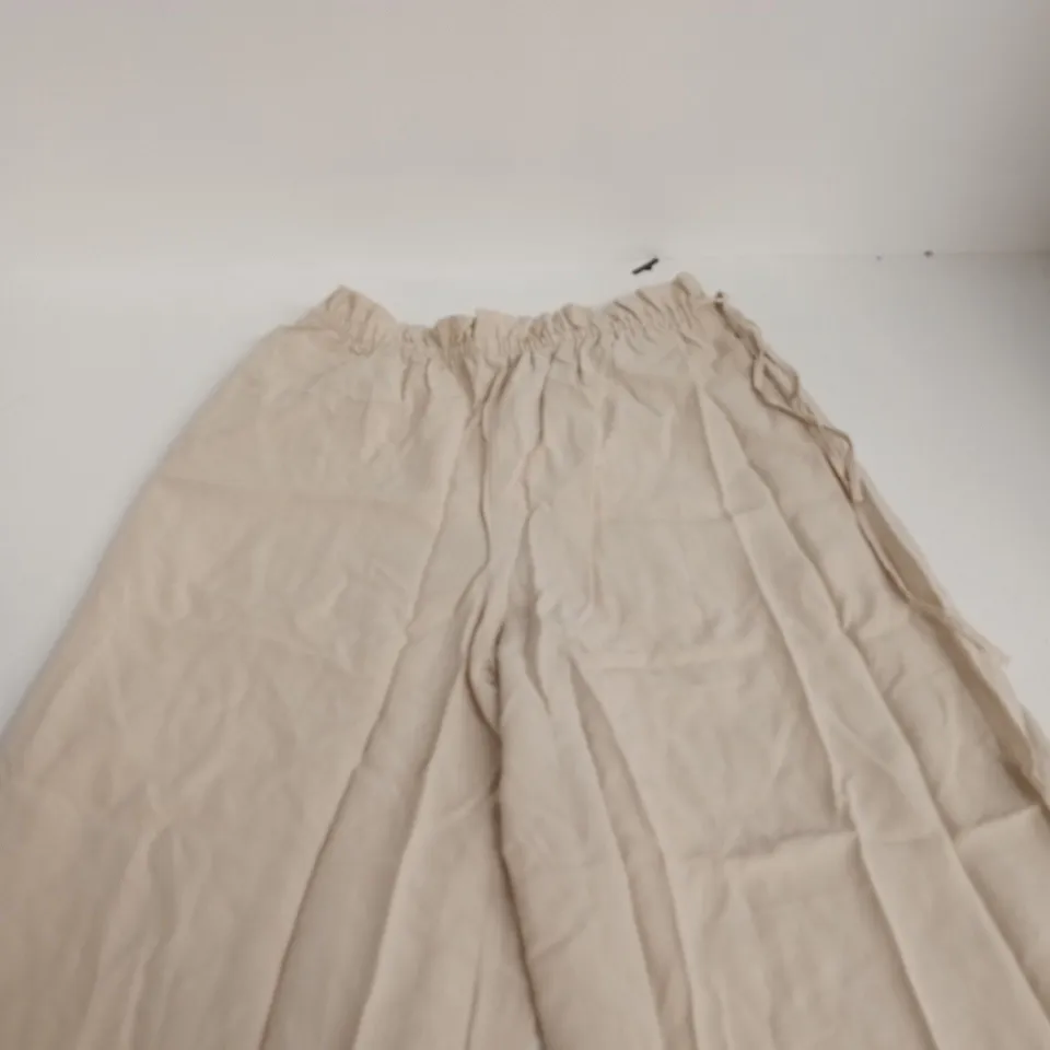 ZARA WOMEN'S BEIGE TROUSERS - UK 6 (XS)