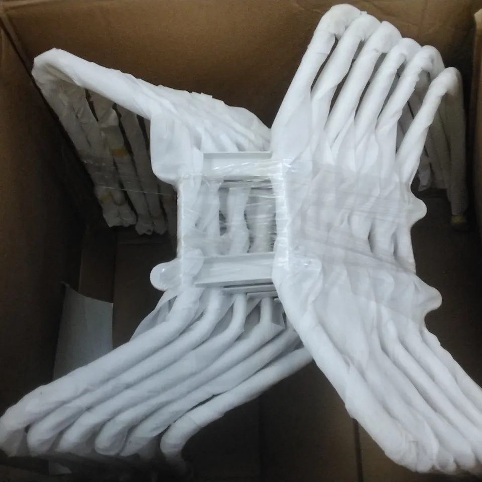 BOXED 4 LEG CHAIR FRAME WHITE 