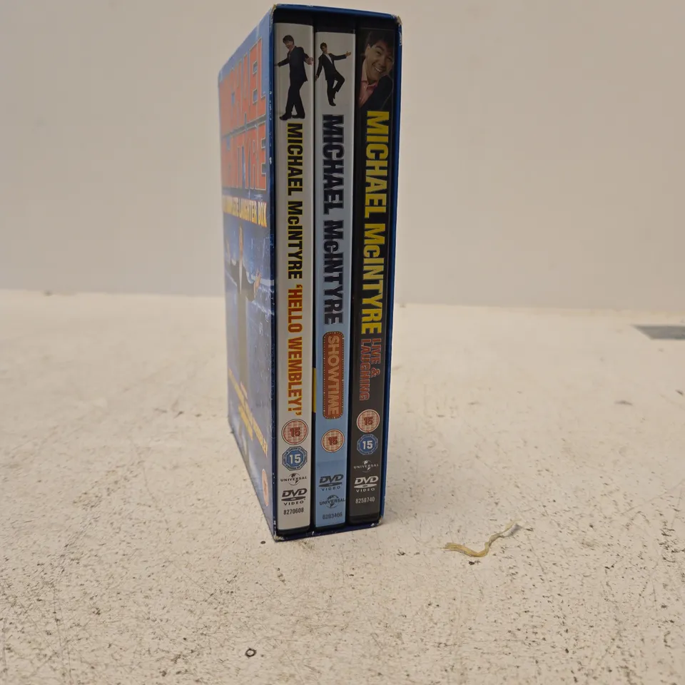 MICHAEL MCINTYRE THE COMPLETE LAUGHTER BOX 3 DVD BOX