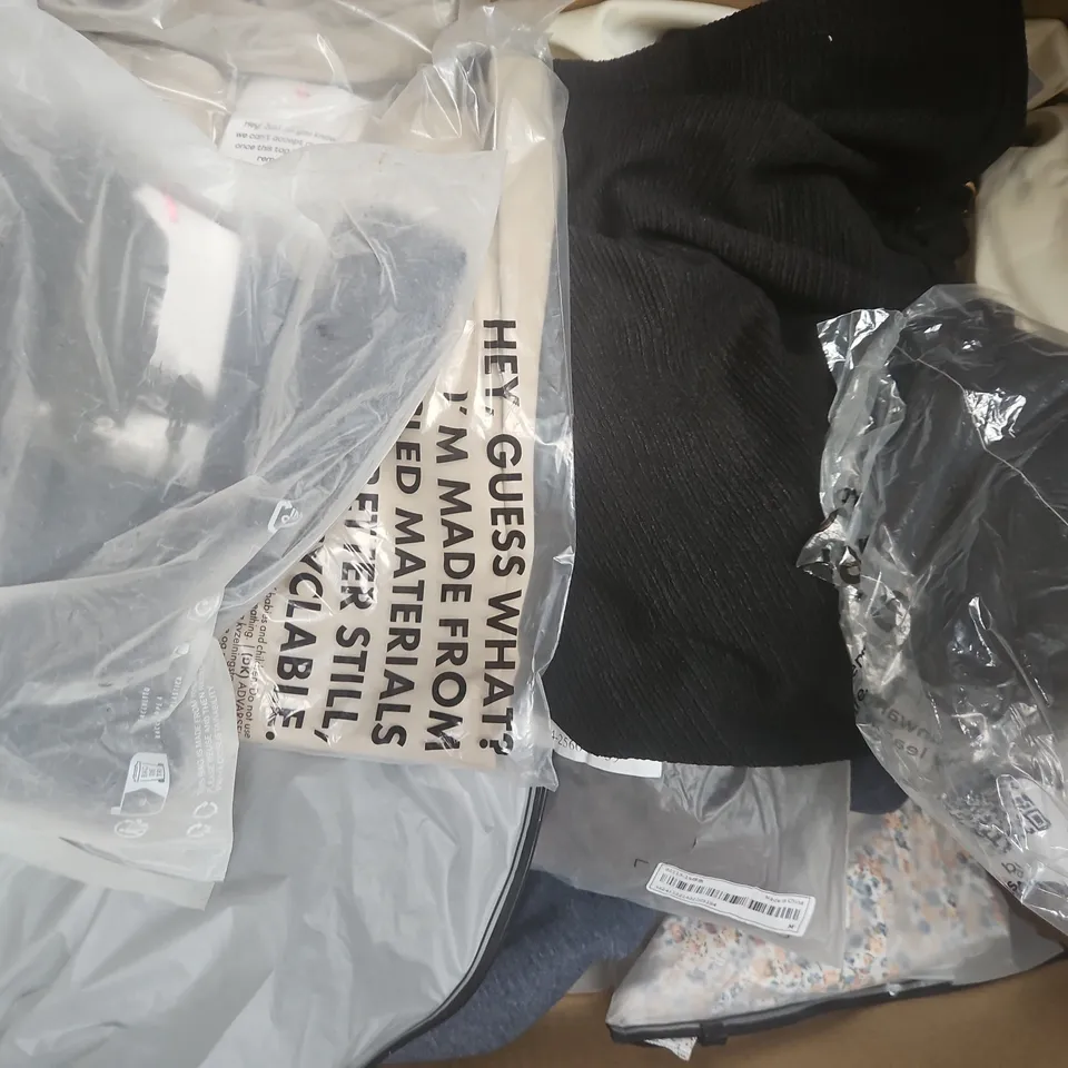 APPROXIMATELY 20 ASSORTED CLOTHING AND FASHION PRODUCTS IN VARIOUS STYLES AND SIZES - COLLECTION ONLY