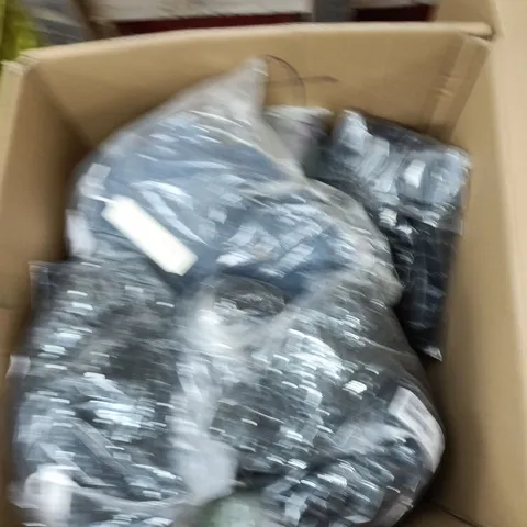 BOX OF APPROXIMATELY 30 ASSORTED CLOTHING ITEMS TO INCLUDE: DANNI MINOUGE SHIRT 