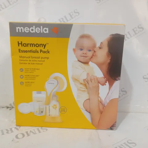 BOXED MEDELA HARMONY ESSENTIALS PACK MANUAL BREAST PUMP