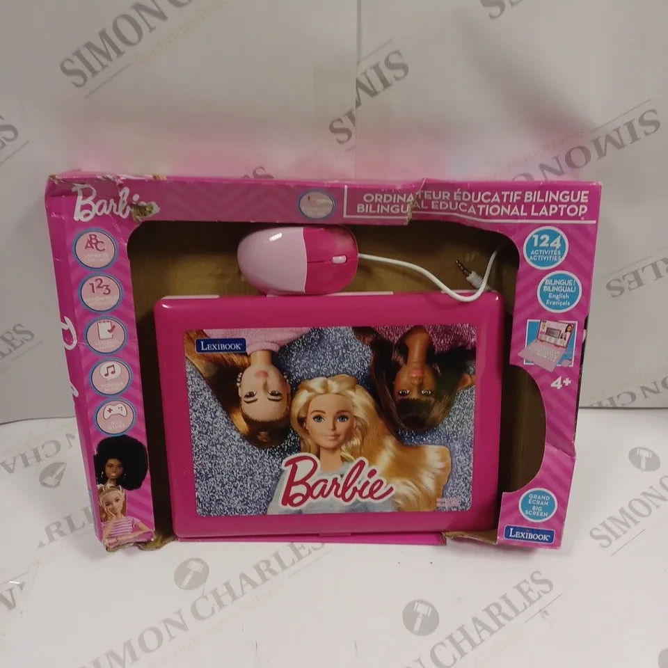 BARBIE BILINGUAL EDUCATIONAL LAPTOP RRP £34.99