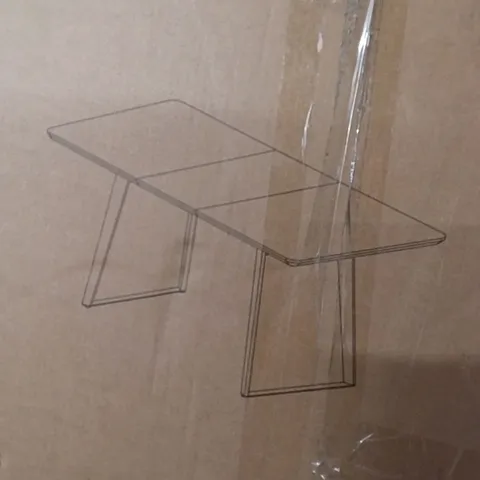 BOXED DINING TABLE - WALNUT (1 BOX)